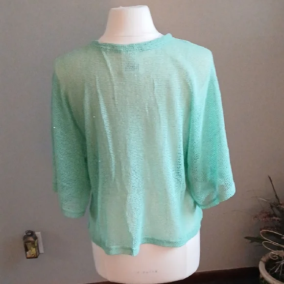 Noelle Light Green Mint Knitwear - Picture 5 of 7